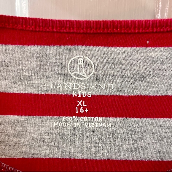 Girls Lands’ End casual striped dress - Picture 5 of 6